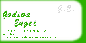 godiva engel business card